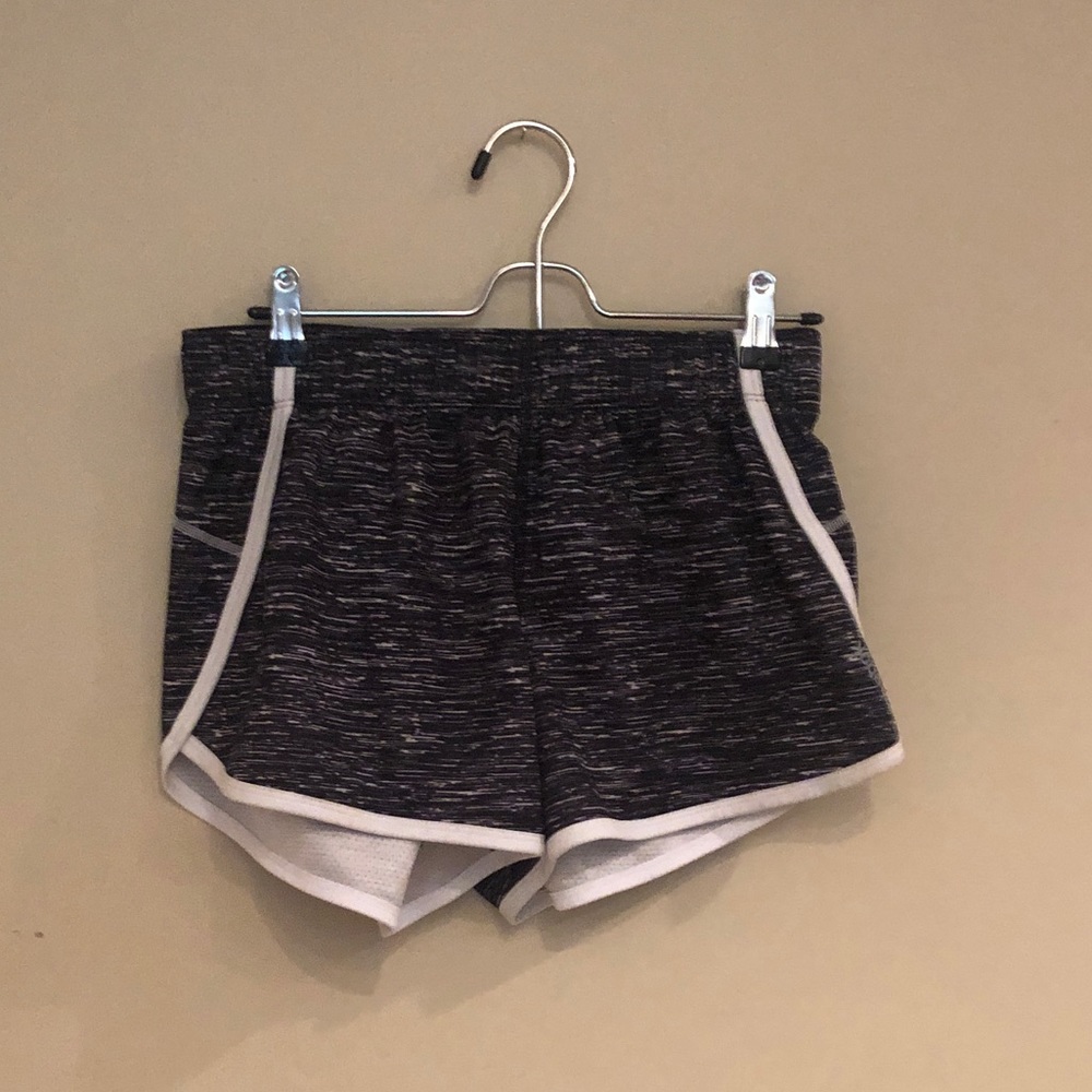 Reebok black and white shorts